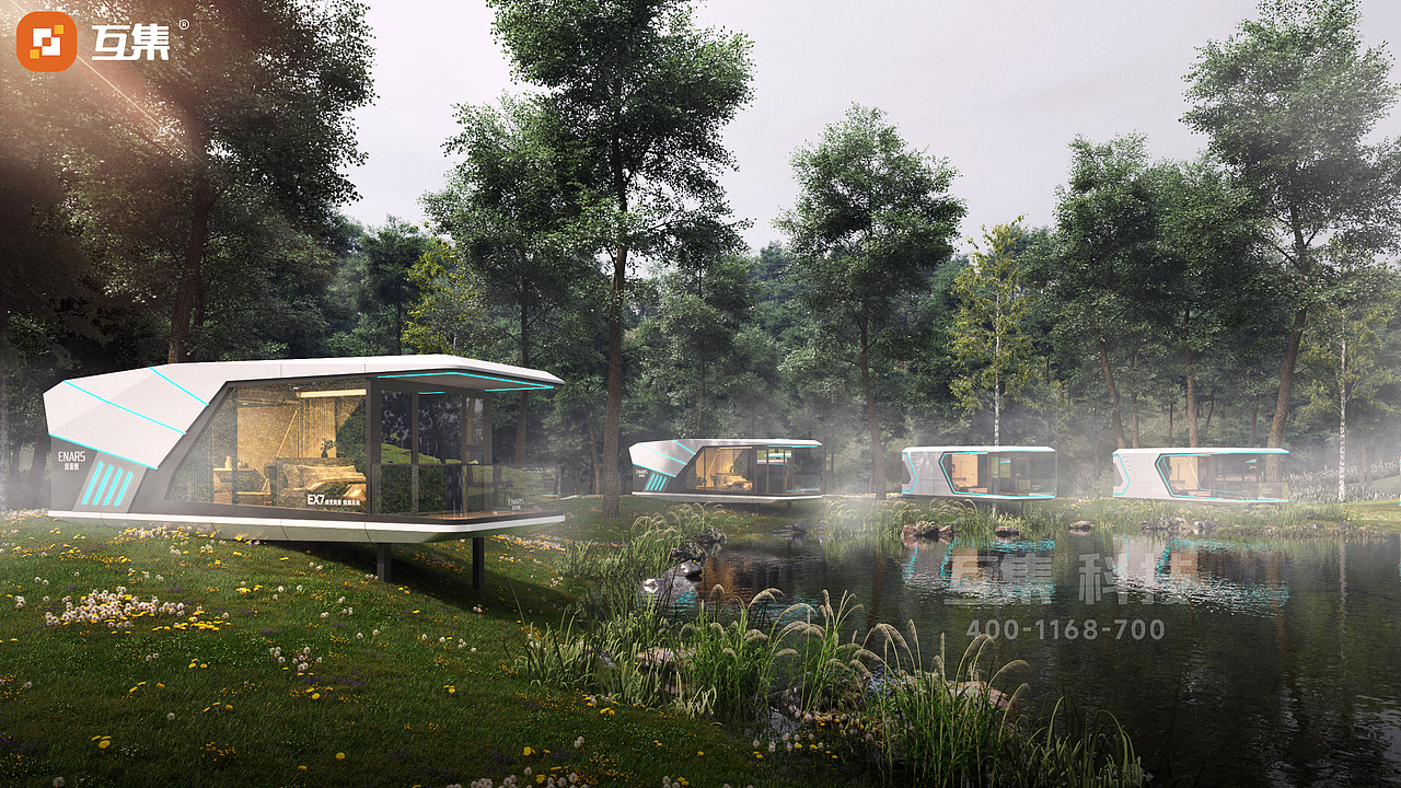 互集太空舱丨定制化打造文旅场景,山地、湖边、沙滩…