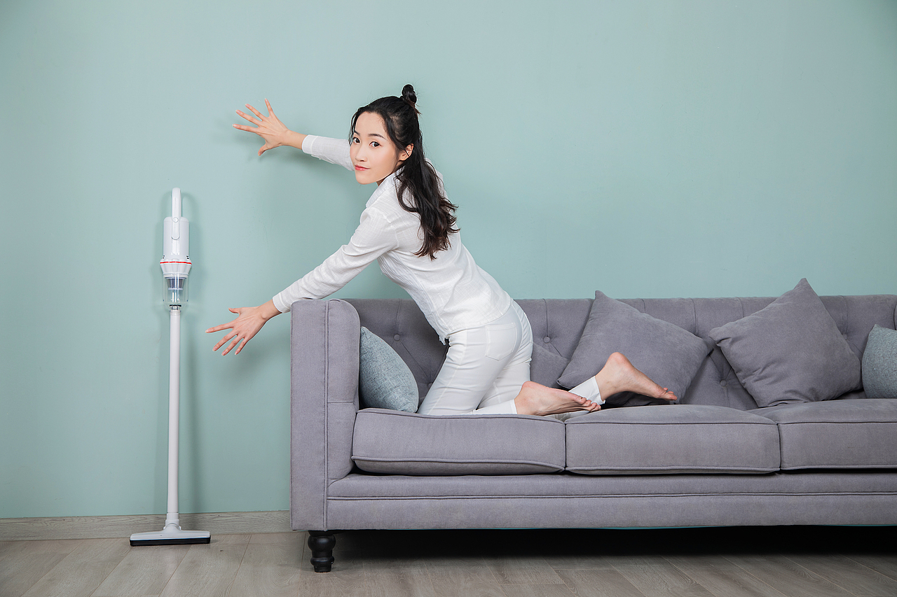 喜人品牌吸尘器模特拍摄评测视频主图视频详情页