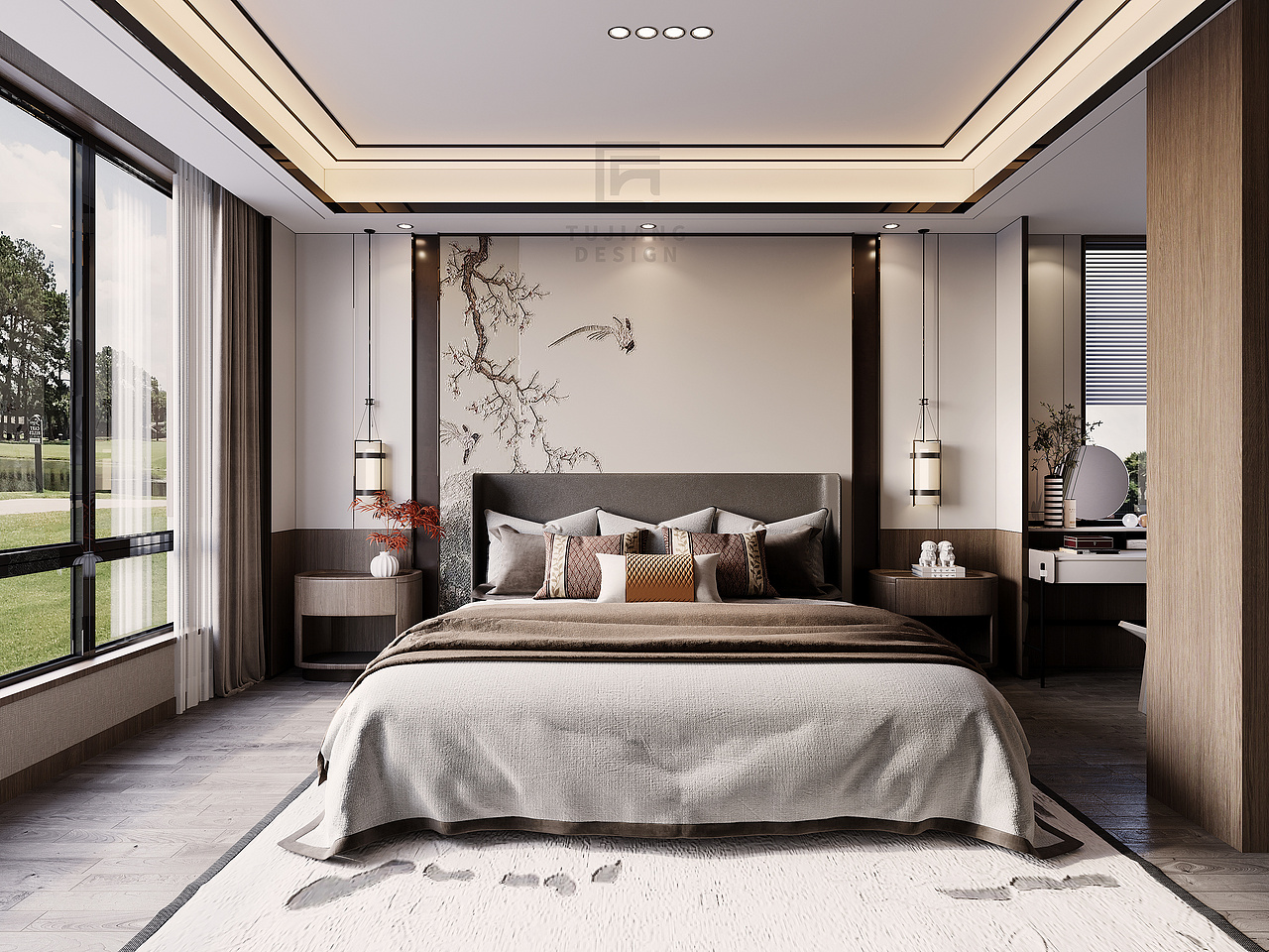 东方风骨的当代表达,新中式大宅设计