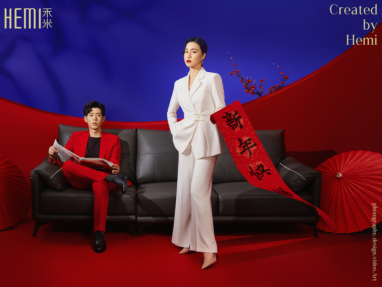 全友家居2022年新年贺岁大片（图ZMjk4NzIxNDE2） - 人像摄影 - 站酷设计师成都大禹原创素材 - 站酷ZCOOL