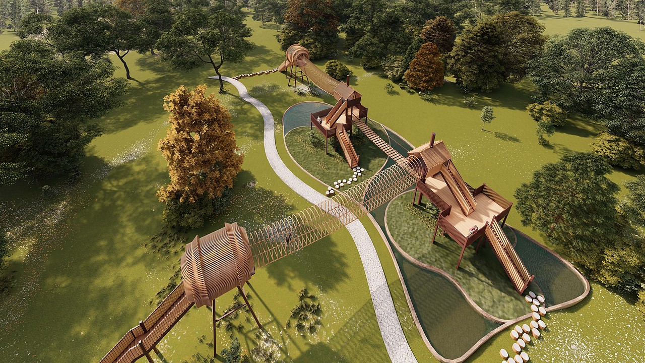 《丛林树屋》（图ZMzQ4NjkzNjgw） - 建筑/空间 - 站酷设计师小王子的羊原创素材 - 站酷ZCOOL