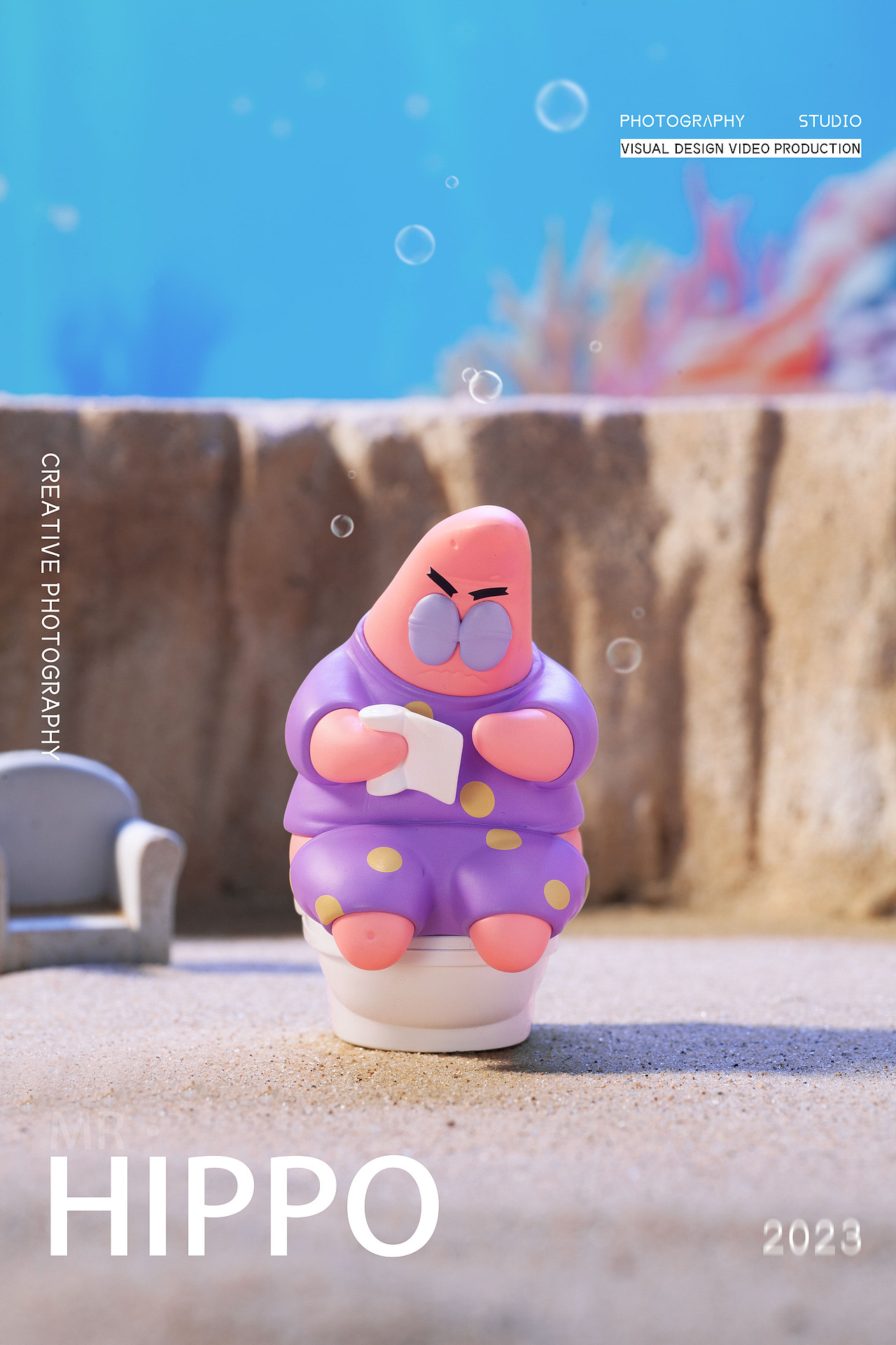 盲盒摄影-POP MART 海绵宝宝人生转场系列