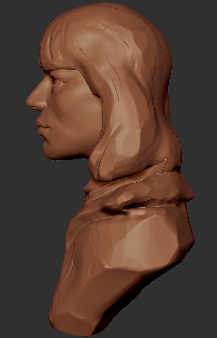 Zbrush头像速雕（图ZMzYyMTQ0MDky） - 人物/生物 - 站酷设计师xxacarry原创素材 - 站酷ZCOOL