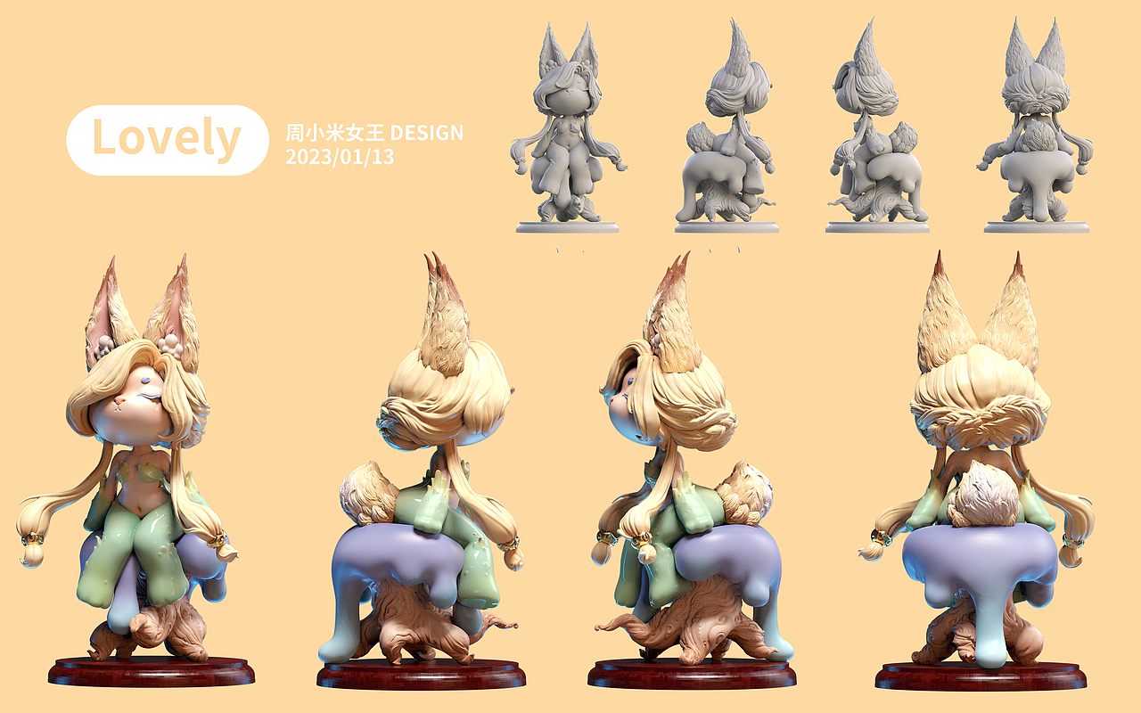 3D模型练习 九尾兔——周小米出品（图ZMzI3ODgxMDEy） - 动画/影视 - 站酷设计师周小米女王原创素材 - 站酷ZCOOL