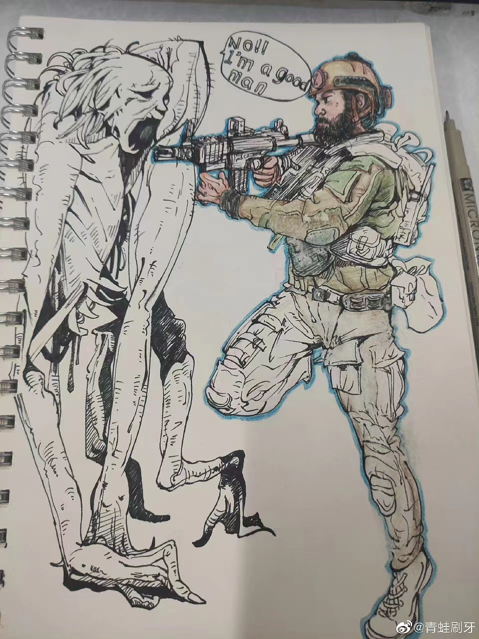 黑白畫（圖ZMzQyODM1Mzgw） - 創(chuàng)作習(xí)作 - 站酷設(shè)計(jì)師刷牙的青蛙原創(chuàng)素材 - 站酷ZCOOL