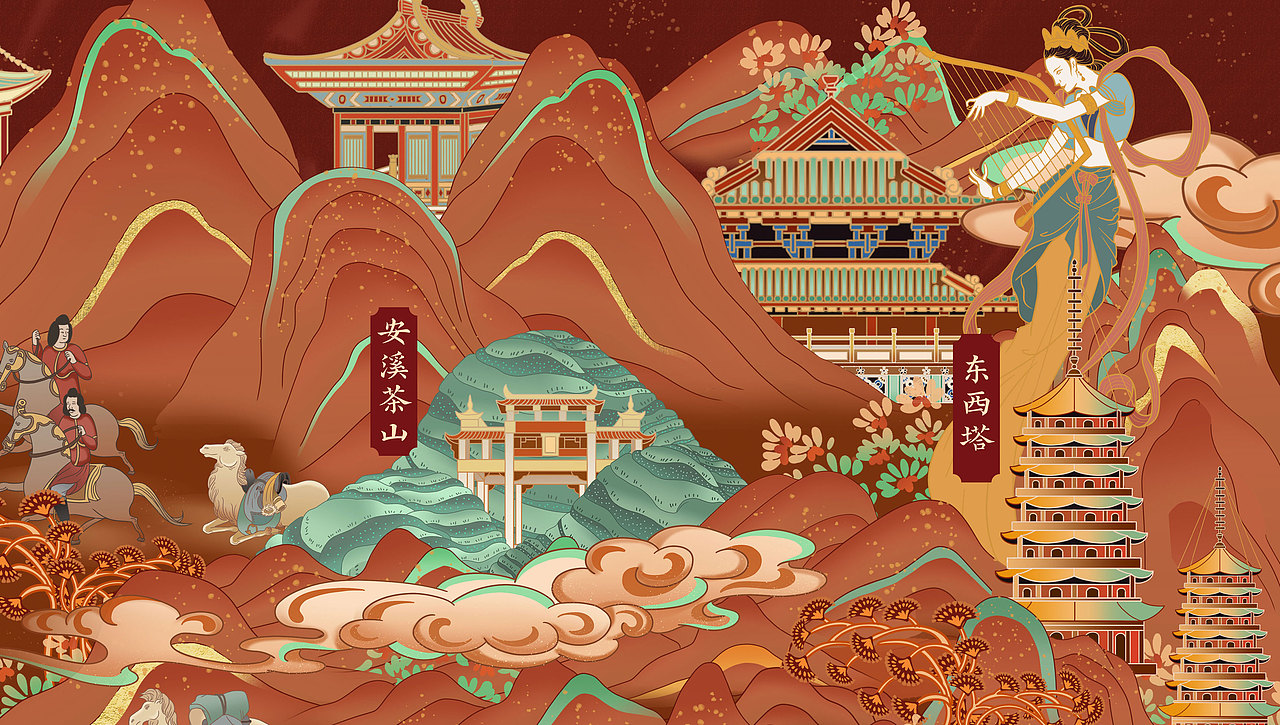 敦煌 ╳ 八马茶业 ╳ ONE里创意 | 茶行万里·共续传承