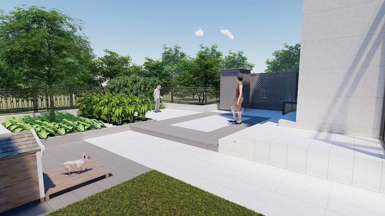 现代庭院景观（图ZMzQ4NDM5ODA0） - 景观设计 - 站酷设计师浩然张的景观世界原创素材 - 站酷ZCOOL