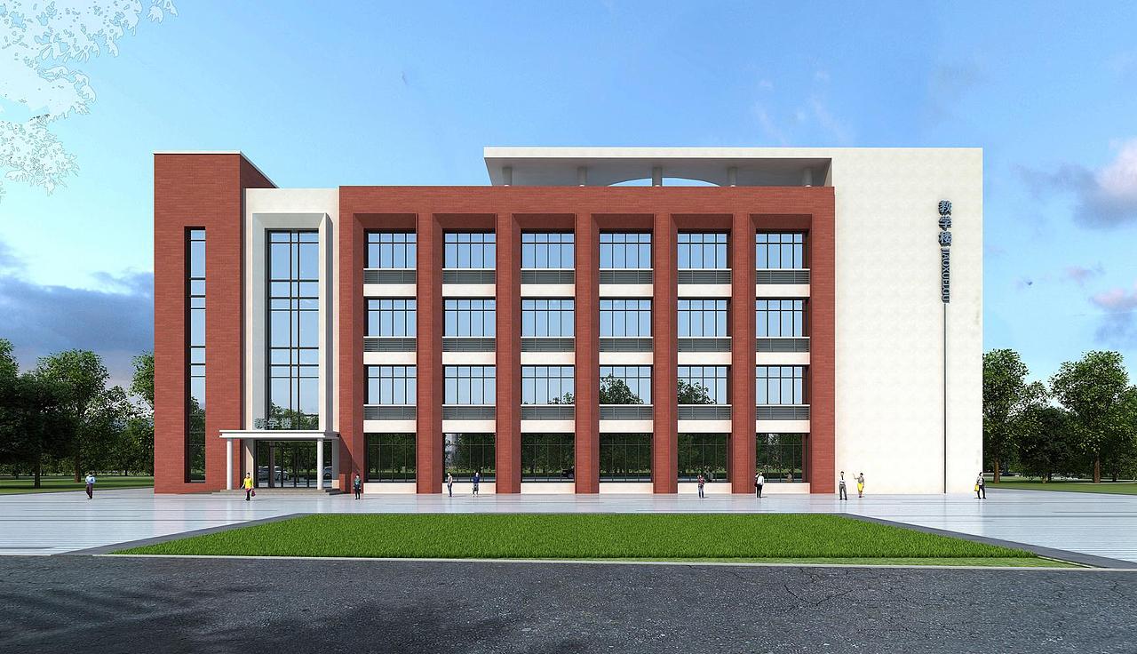 安阳滑县振兴中学（图ZMzIyMDc2MTg4） - 建筑/空间 - 站酷设计师wmy效果图设计师原创素材 - 站酷ZCOOL