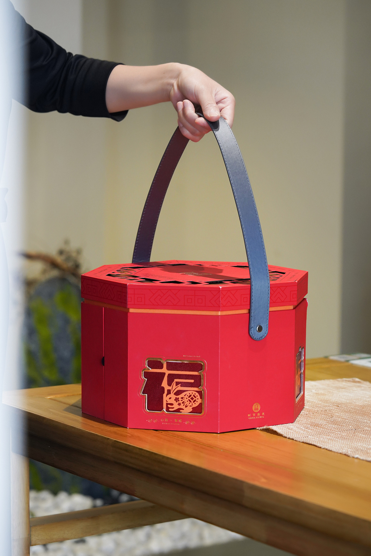 双层礼盒/滋补礼盒/极兔赐福礼盒/中秋礼盒拍摄