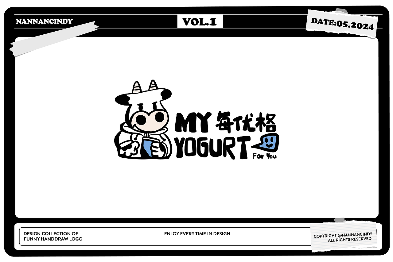 Logo Design｜潮流手绘篇Vol.01（图ZMzY4NTU5Mzk2） - Logo - 站酷设计师Nncindy原创素材 - 站酷ZCOOL