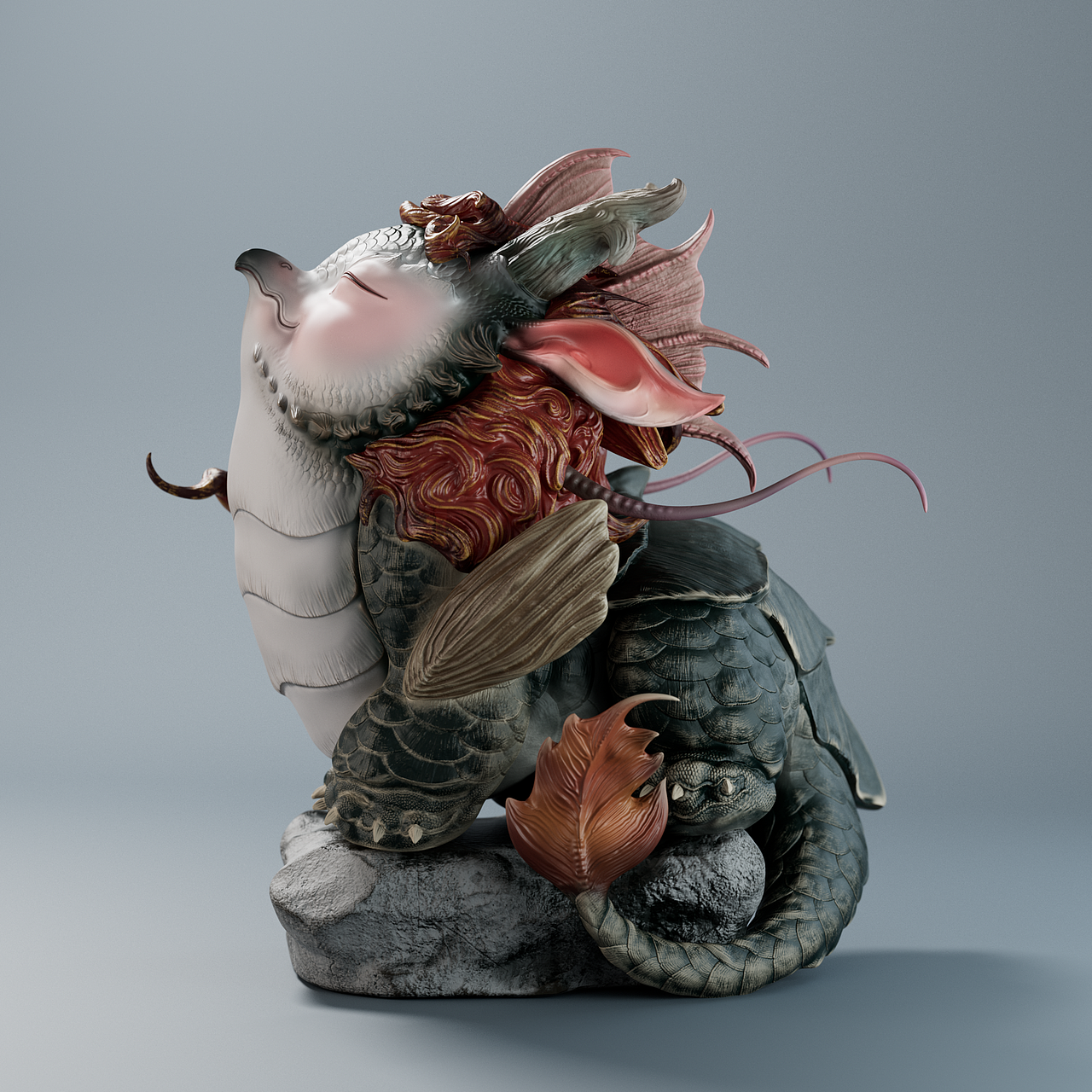 zbrush临摹（图ZMzQ0NTM4MjY0） - 人物/生物 - 站酷设计师半山道人原创素材 - 站酷ZCOOL