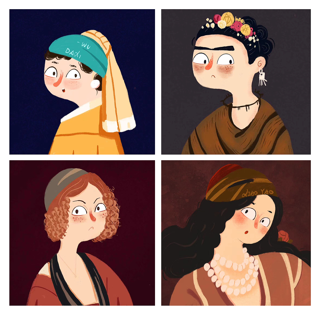 【插画练习】那些年我画过的画（图ZMzMwODc3Mzcy） - 儿童插画 - 站酷设计师吴卓慧原创素材 - 站酷ZCOOL