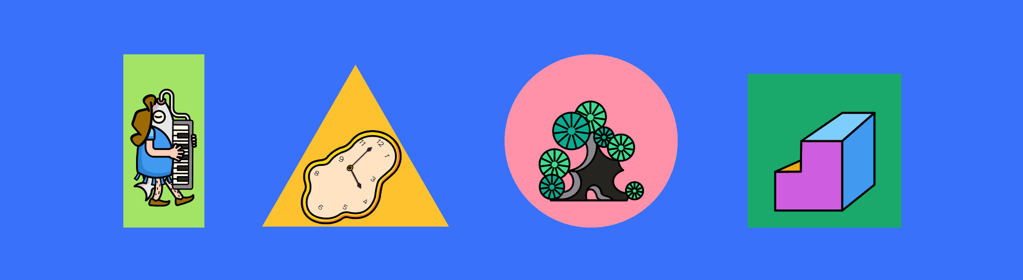 《良道市集》活动KV主题插画（图ZMzE3NjcxMTgw） - 创作习作 - 站酷设计师智能障碍原创素材 - 站酷ZCOOL