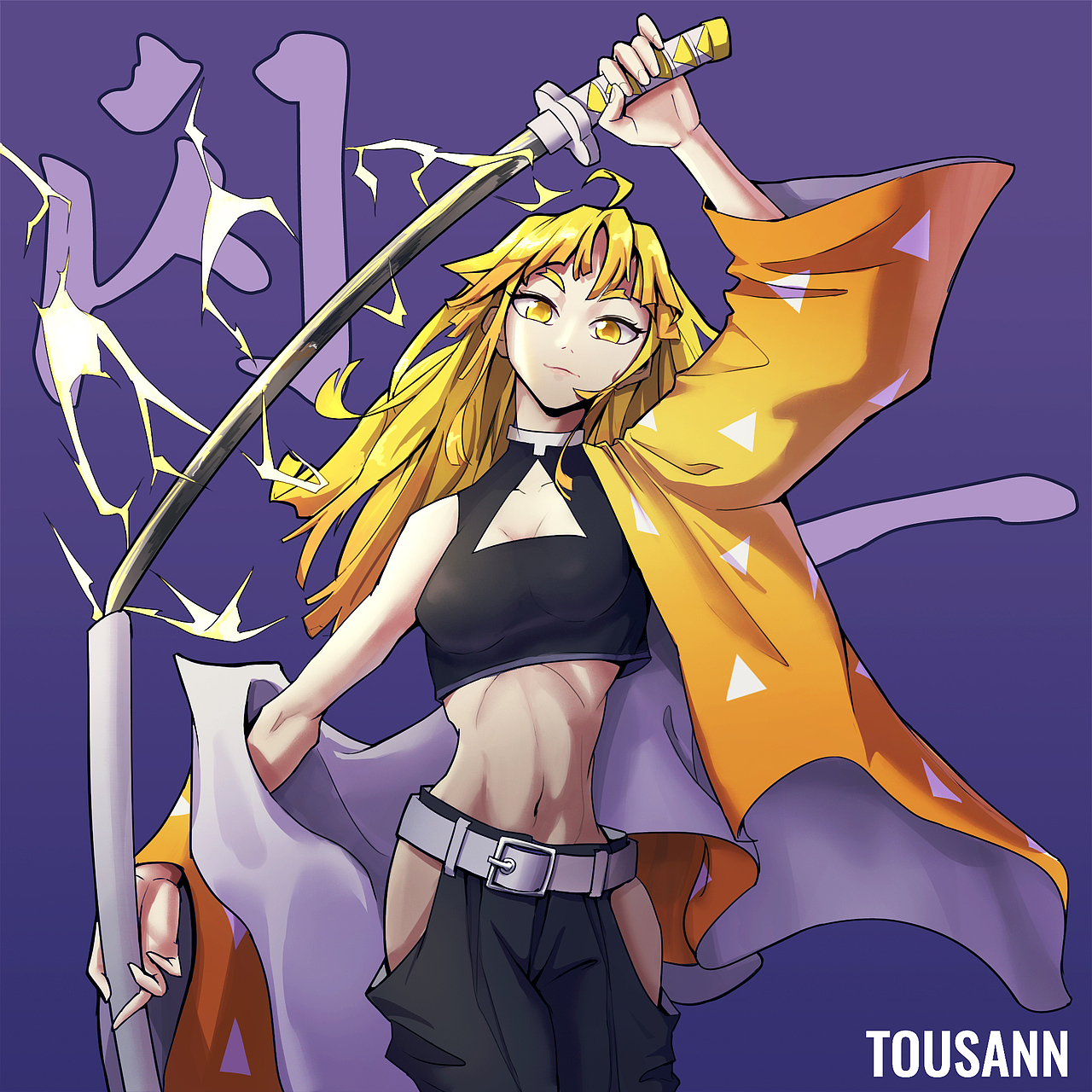 鬼灭之刃性转（图ZMjk2NjUyNDQw） - 创作习作 - 站酷设计师TOUSANNN原创素材 - 站酷ZCOOL