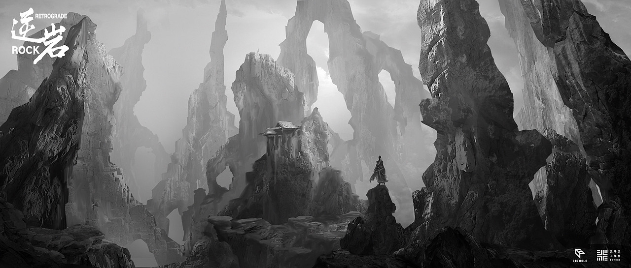 《黑白气氛图》 (2) | 北斗北学馆·基础班学员作品