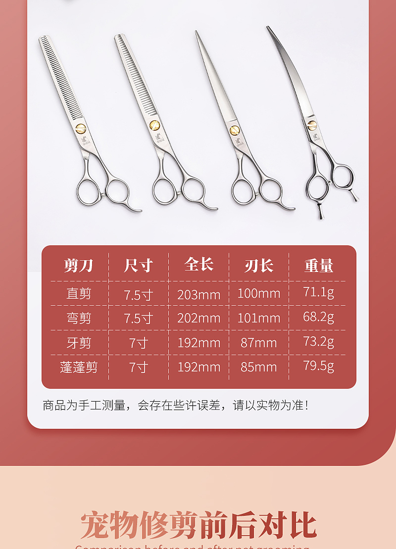 电商详情 | 宠物剪刀