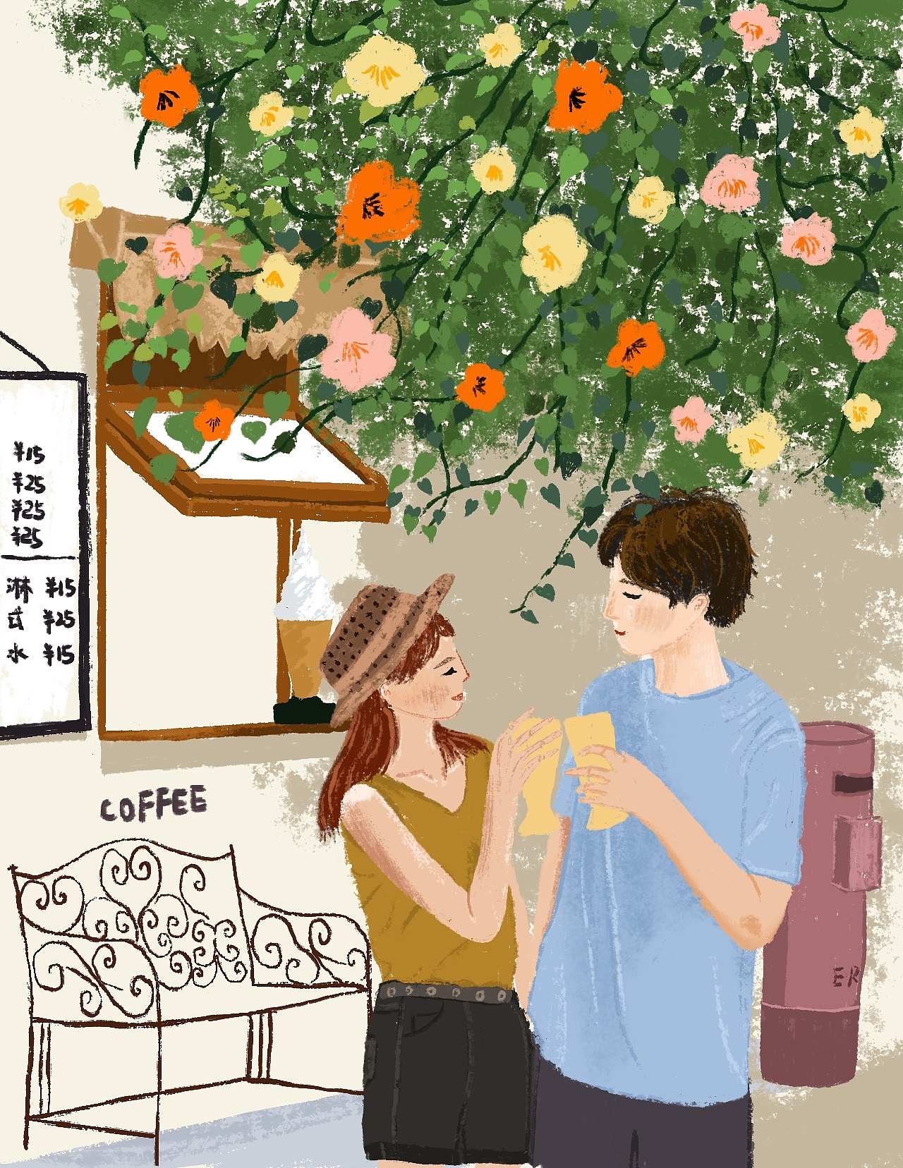 谁懂这张插画的含春量啊