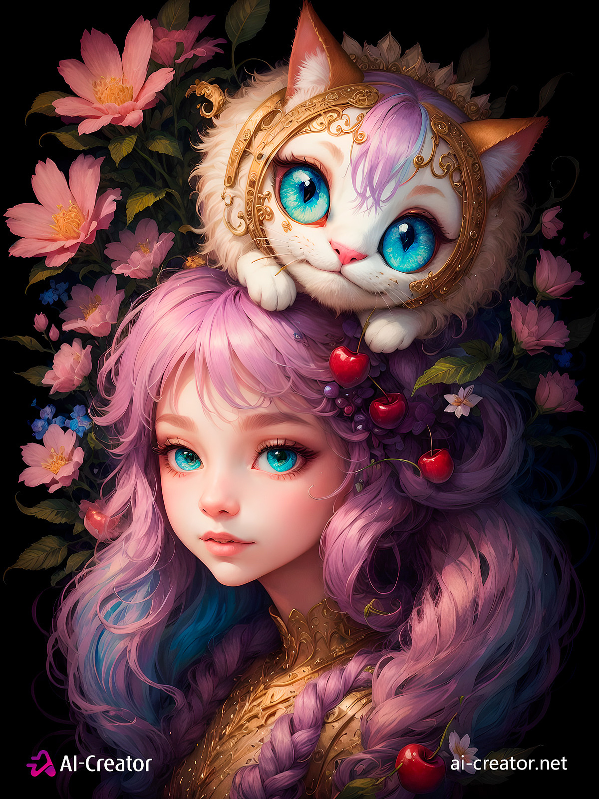 【AI绘画作品-85】萌猫