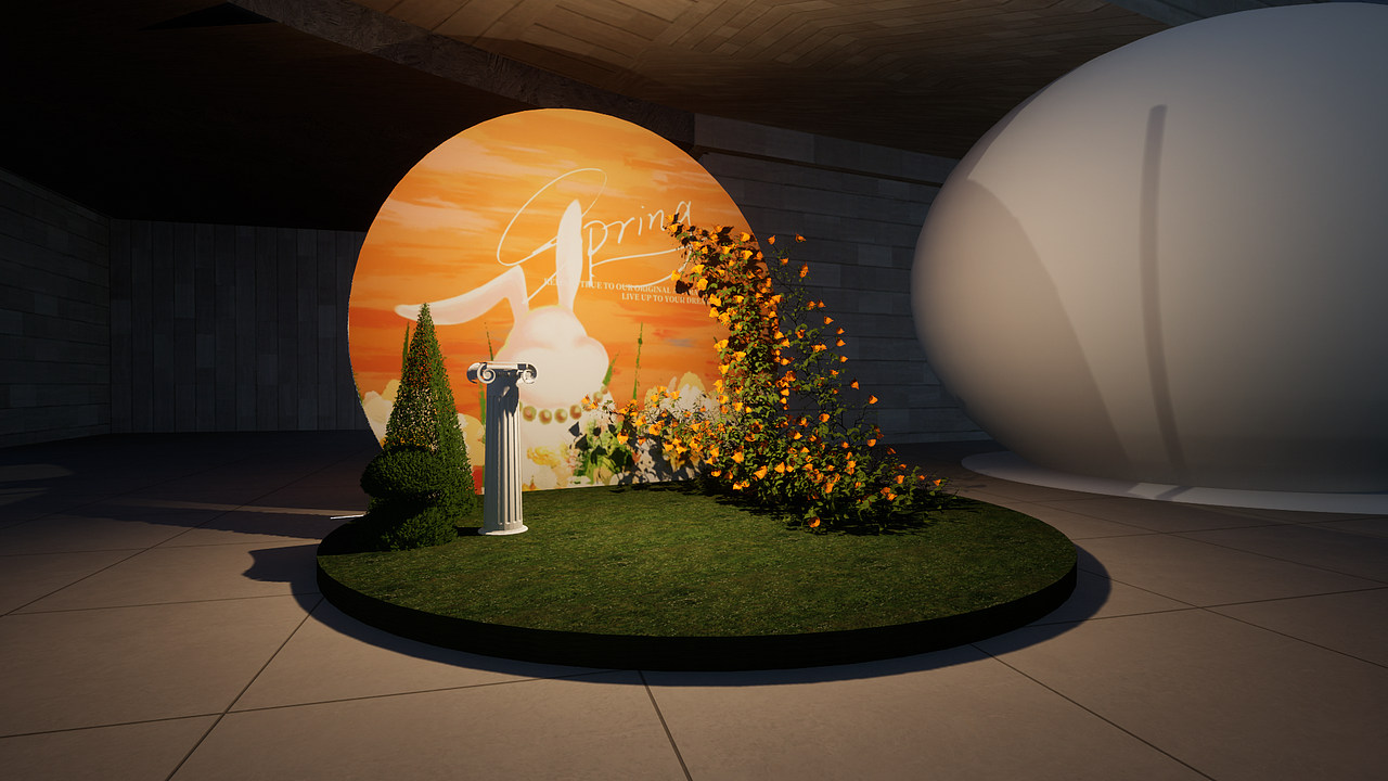 【夏日的安可】济南万象城春夏季节主题大型美陈场景（图ZMzM4NjM1MDQw） - 舞台美术 - 站酷设计师朱多多原创素材 - 站酷ZCOOL