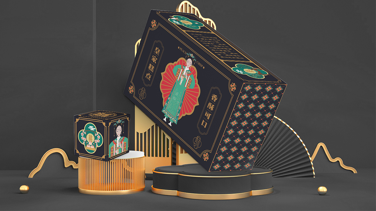 点心包装——桃酥（图ZMzI3NDkwODAw） - 包装 - 站酷设计师hyl1122原创素材 - 站酷ZCOOL