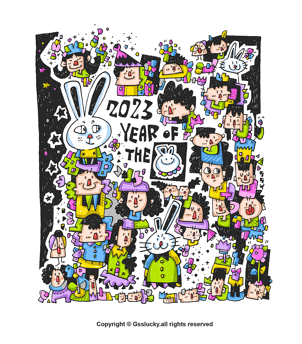 小兔子故事4（圖ZMzE4MzI1Mzg4） - 藝術(shù)插畫 - 站酷設(shè)計師顧刷刷原創(chuàng)素材 - 站酷ZCOOL