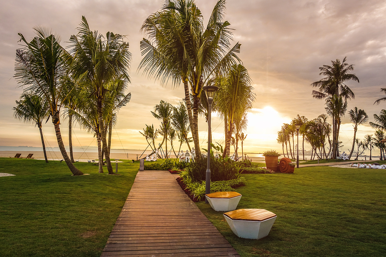 空间摄影｜海景项目园林展示区（图ZMzM0MjgxOTY0） - 环境/建筑摄影 - 站酷设计师飞影传媒张飞鹏原创素材 - 站酷ZCOOL