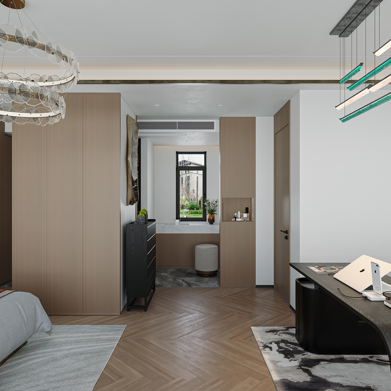 泰安 硕园经典现代中式别墅（图ZMzEzMDExMjA0） - 家装设计 - 站酷设计师算命先生2021原创素材 - 站酷ZCOOL