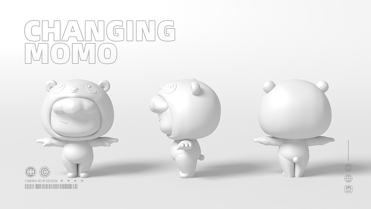 【IP设计】百变MOMO三维建模（图ZMzMwNDY1Nzgw） - 其他UI - 站酷设计师踏石SURENESS原创素材 - 站酷ZCOOL
