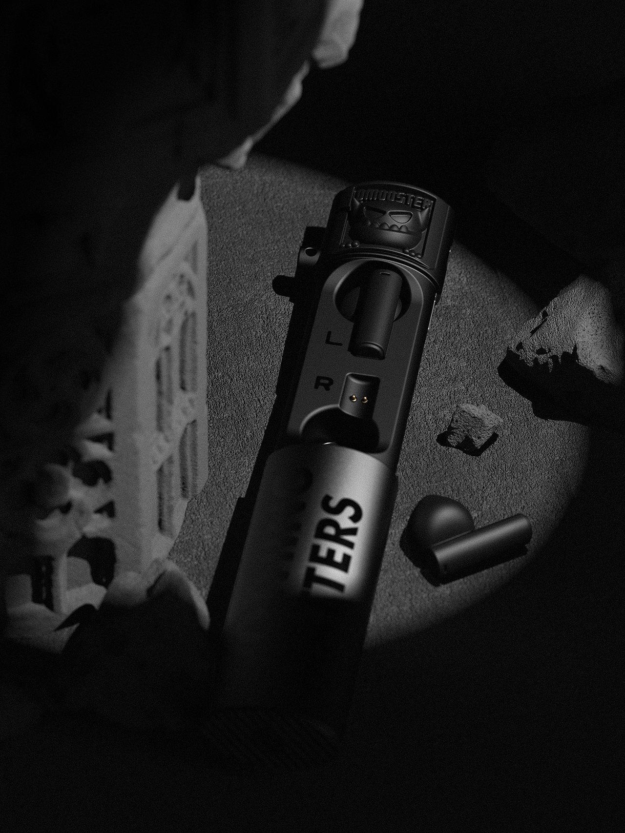 D MOOSTER® | 黑武士金属外壳蓝牙耳机