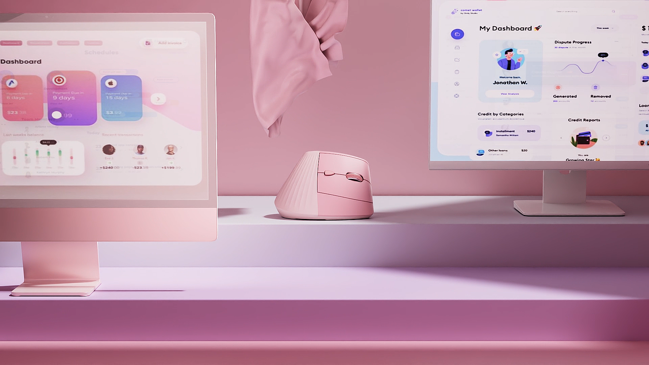 人体工学鼠标三维展示视频