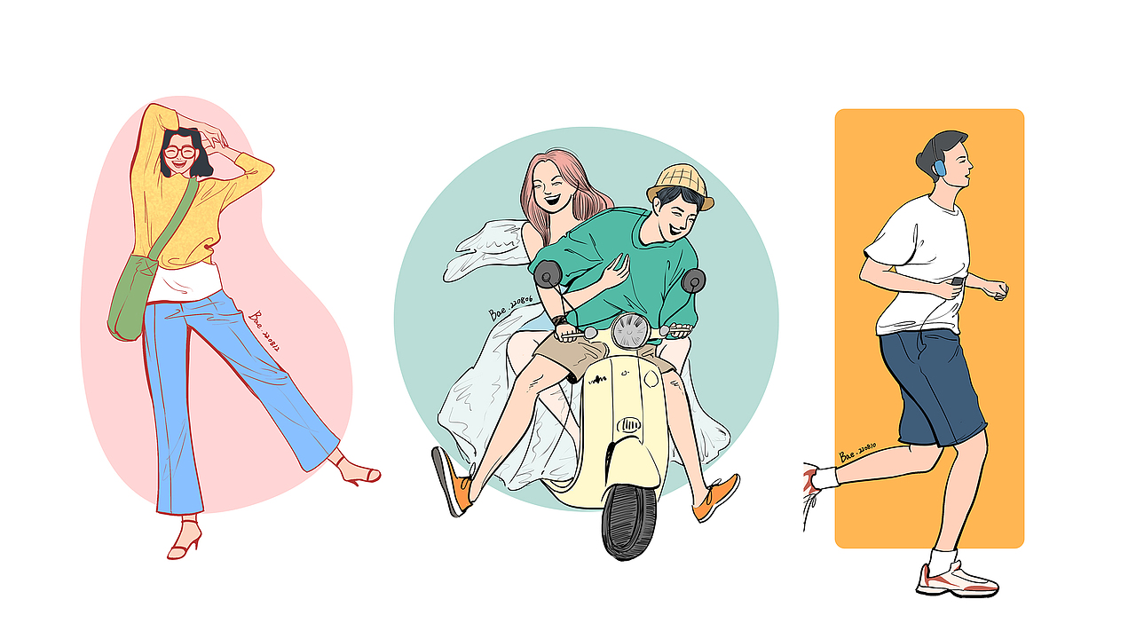 这一年画的一些速写