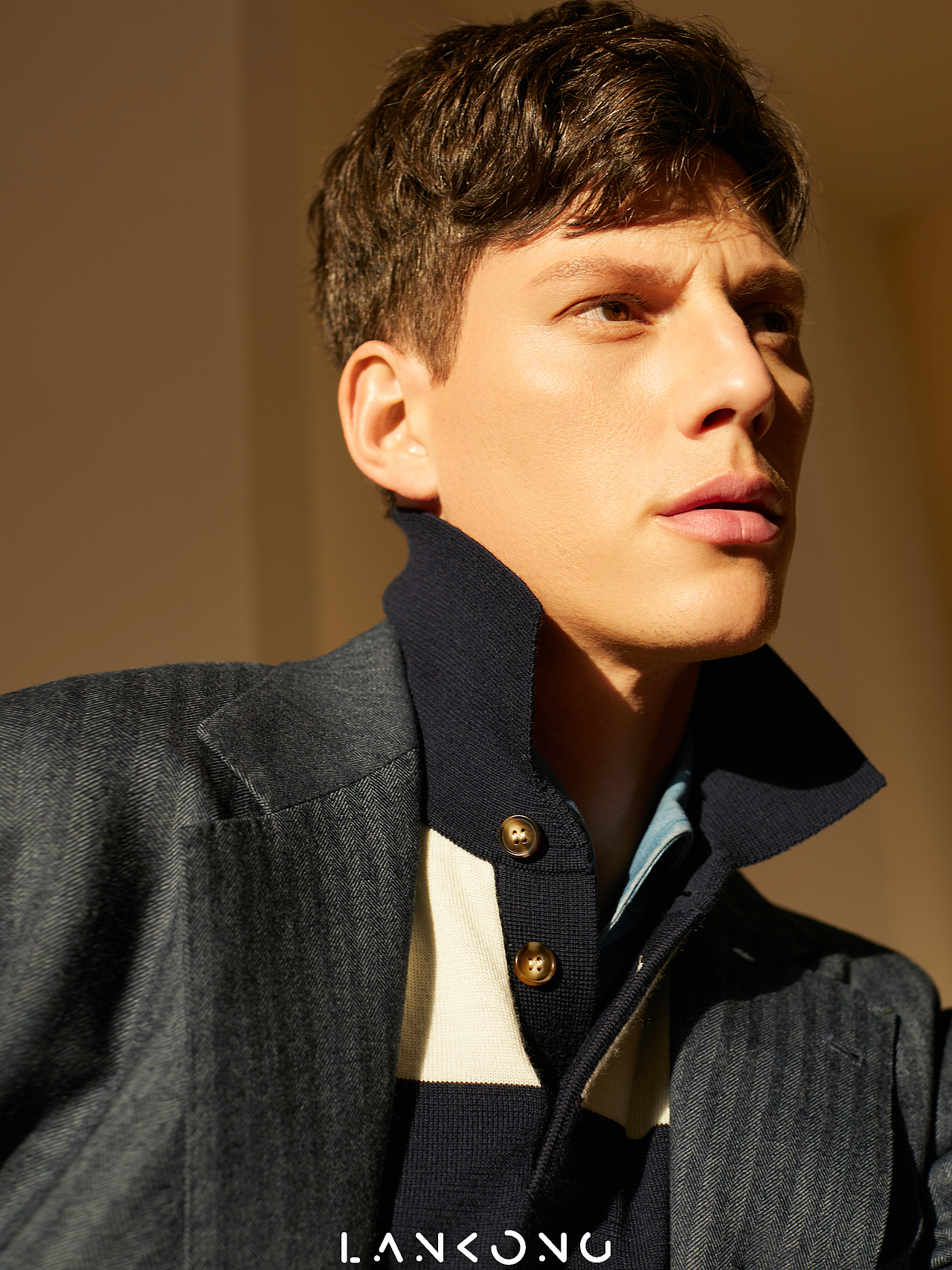 男模西装职业装棉服宣传片