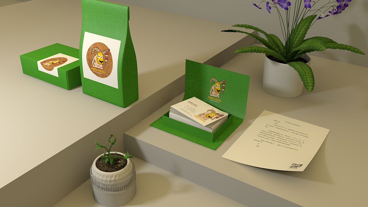 插画LOGO包装及VI，设计建模，练习