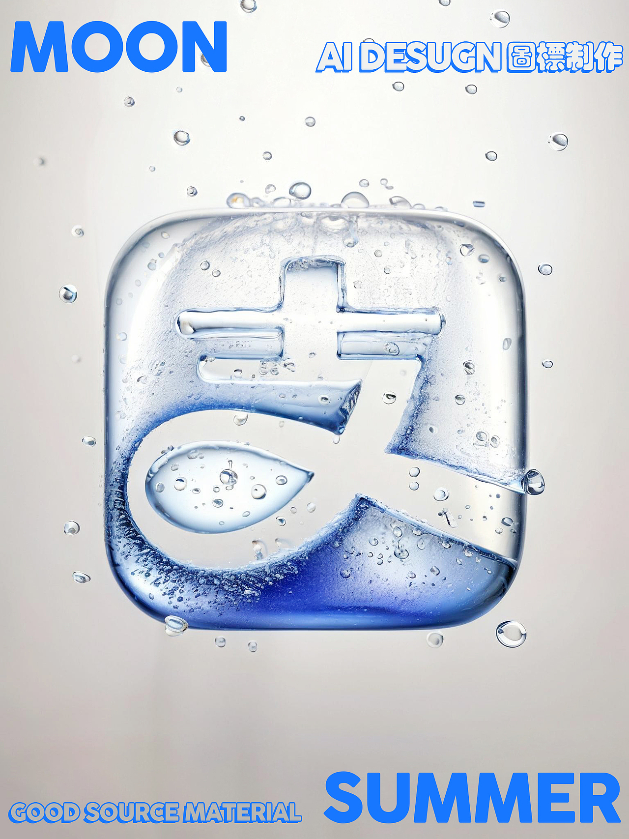 跟风做一款啤酒风格的图标,AI一键生成