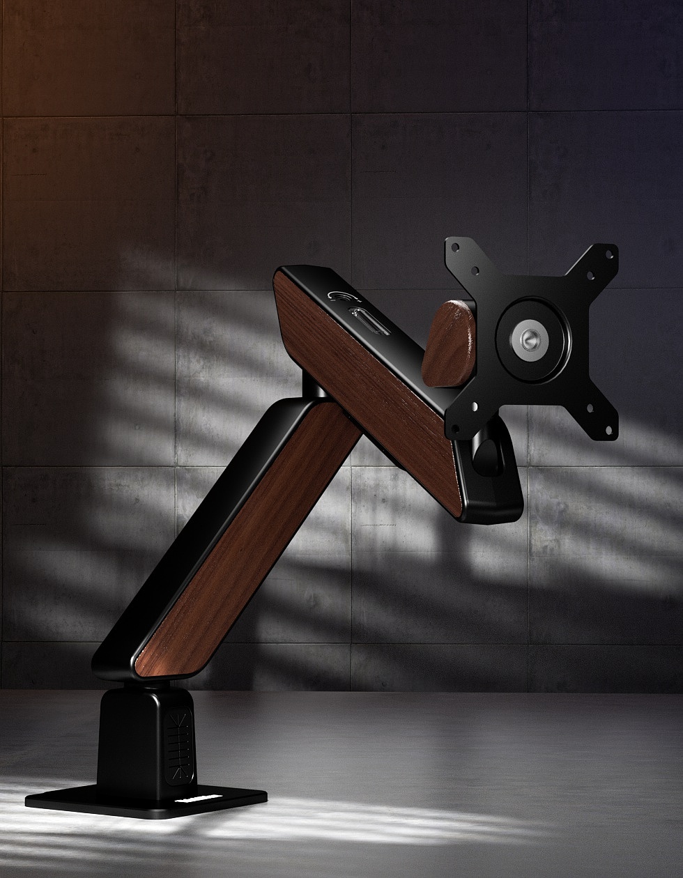 显示器支架场景练习渲染（图ZMzQ3OTIxODg4） - 场景 - 站酷设计师沙漠灰狼原创素材 - 站酷ZCOOL