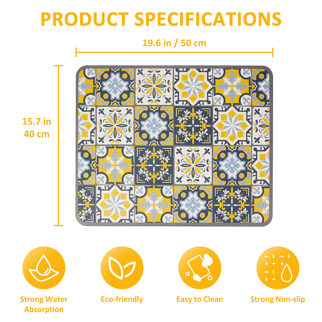 亚马逊主图详情页设计︱厨房台面桌面沥水垫