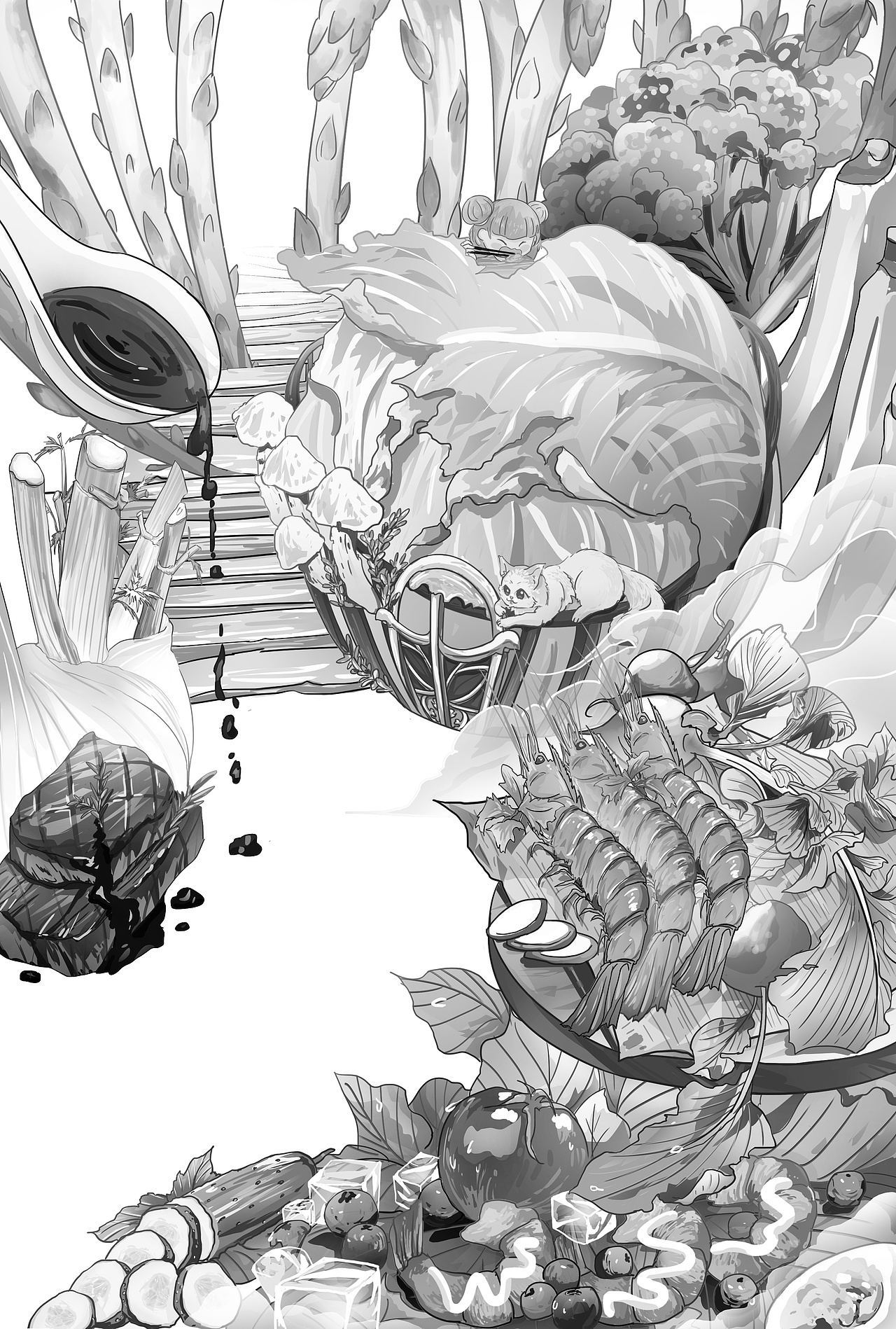 黑白稿