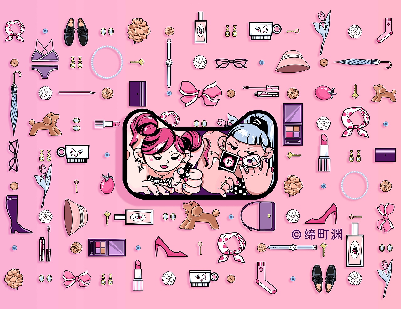 畫個貓餅（圖ZMzIwMjQxMTUy） - 商業(yè)插畫 - 站酷設(shè)計師締町淵原創(chuàng)素材 - 站酷ZCOOL