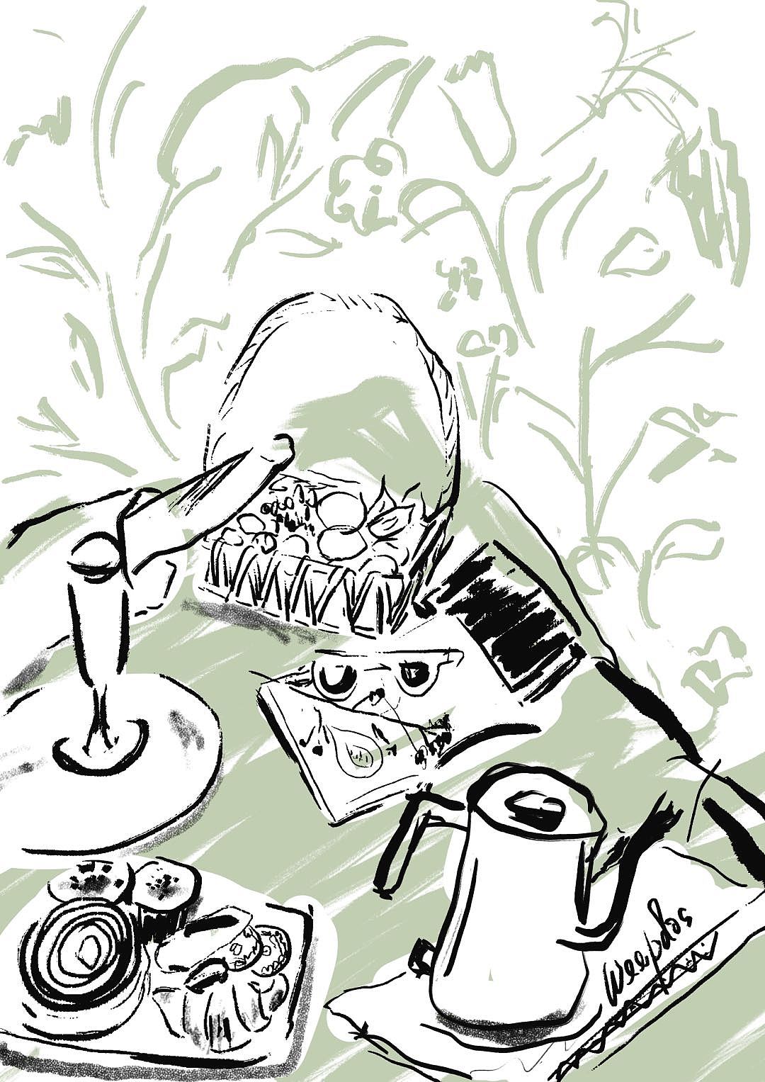 《漫游》（图ZMzAwMjkyMzgw） - 商业插画 - 站酷设计师狐狸_weepdos原创素材 - 站酷ZCOOL