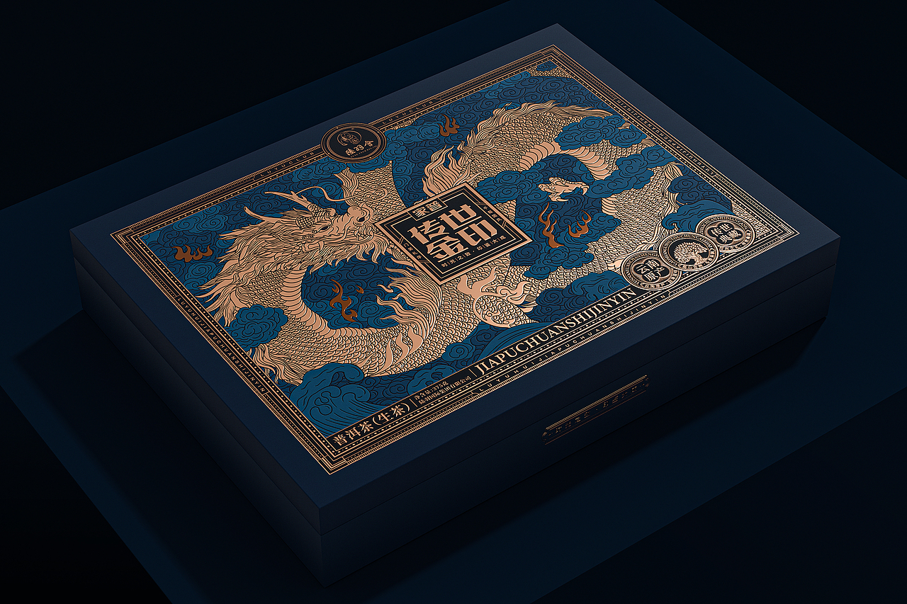 传世金印茶叶包装设计（图ZMzI2Njc2NDY4） - 商业插画 - 站酷设计师是阿蔡呀原创素材 - 站酷ZCOOL