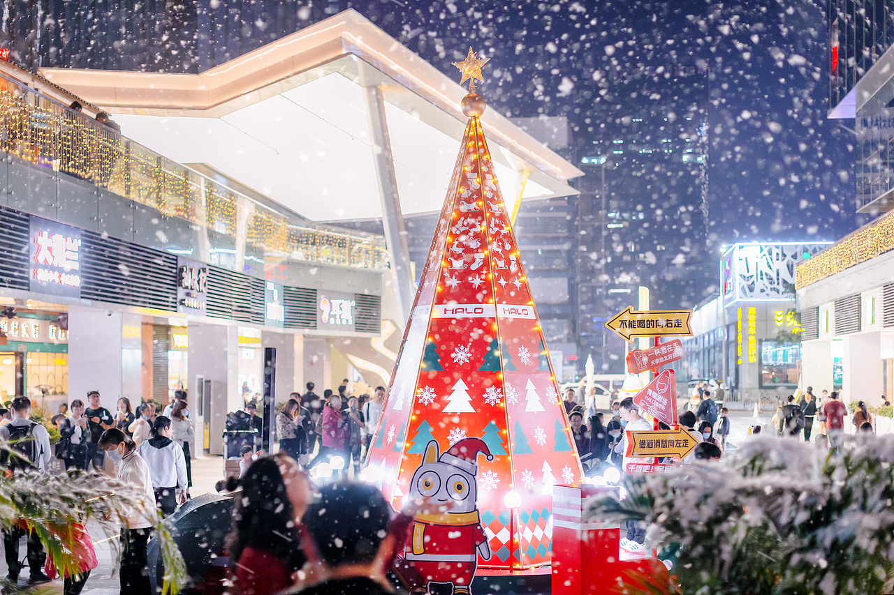 广场美陈活动摄影 人像互动摄影