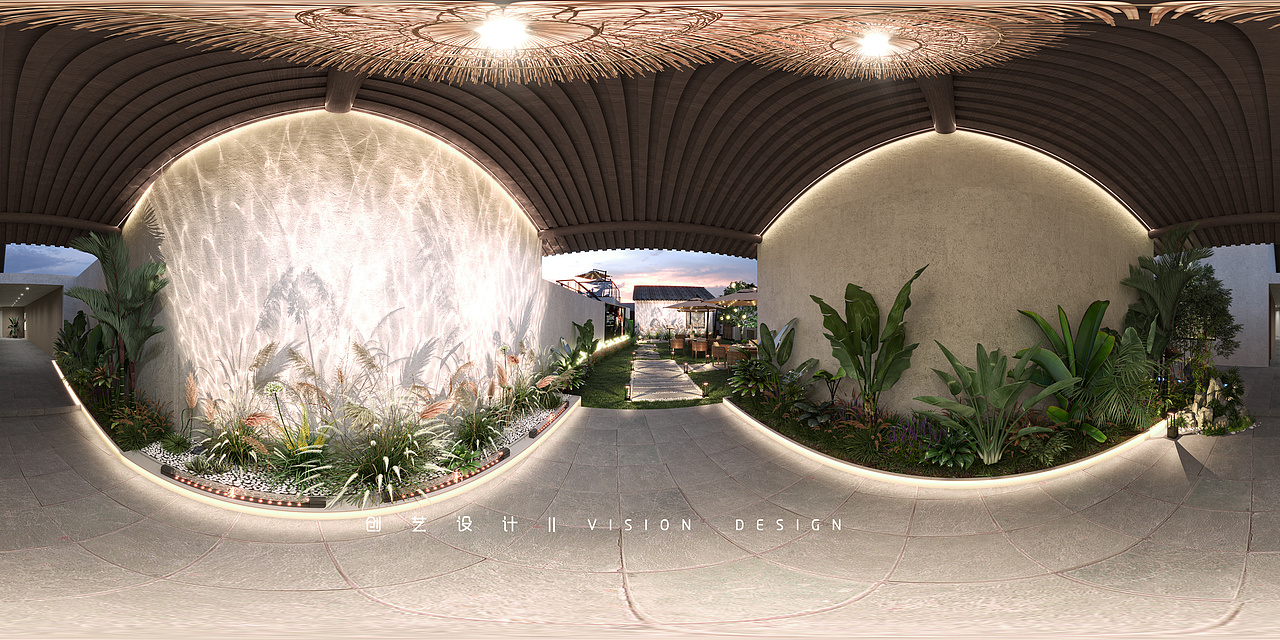 民宿设计/景观/花园/3D效果图