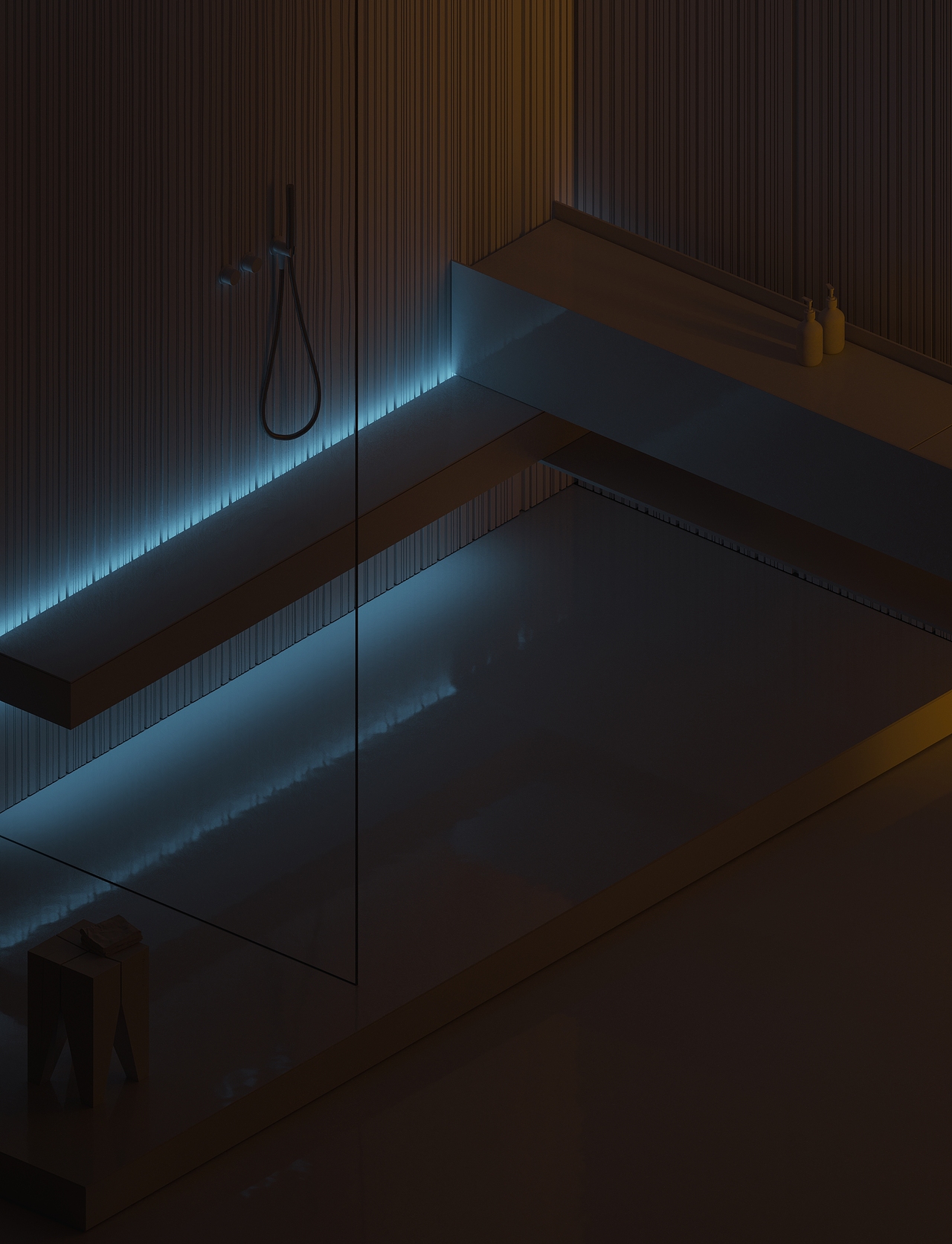 卫浴空间-练习灯光