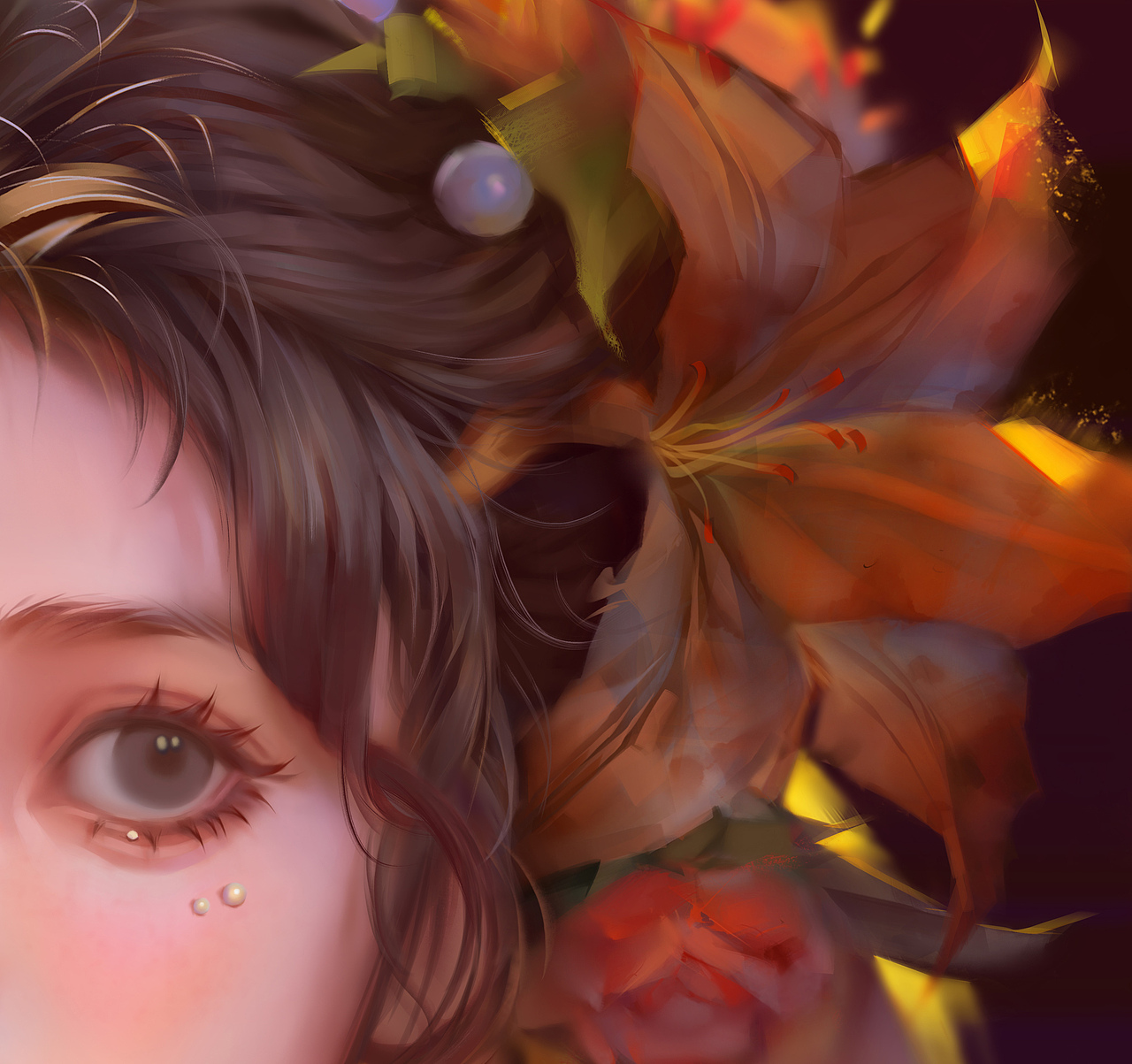 女孩 & 花（图ZMzUzOTI4OTcy） - 商业插画 - 站酷设计师京京Leah原创素材 - 站酷ZCOOL