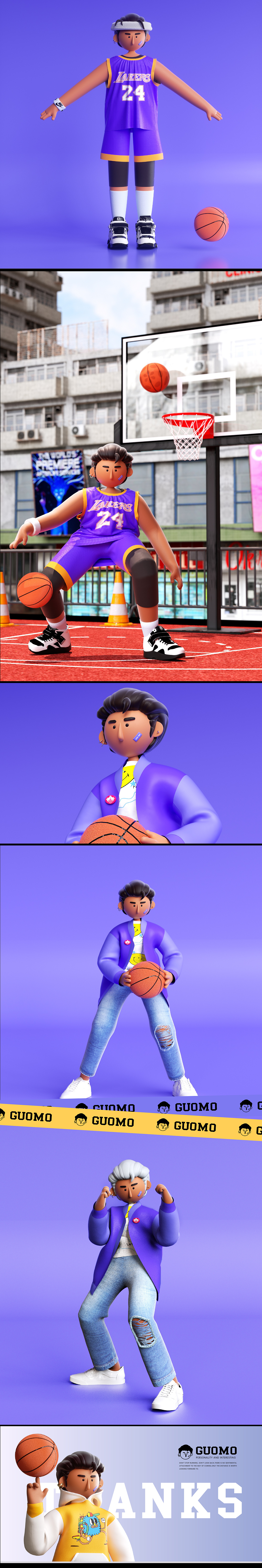 【GUOMO】IP設(shè)計(jì)|原創(chuàng)IP設(shè)計(jì)|IP形象（圖ZMzI3NDE4MDE2） - 其他三維 - 站酷設(shè)計(jì)師錨點(diǎn)漫游原創(chuàng)素材 - 站酷ZCOOL