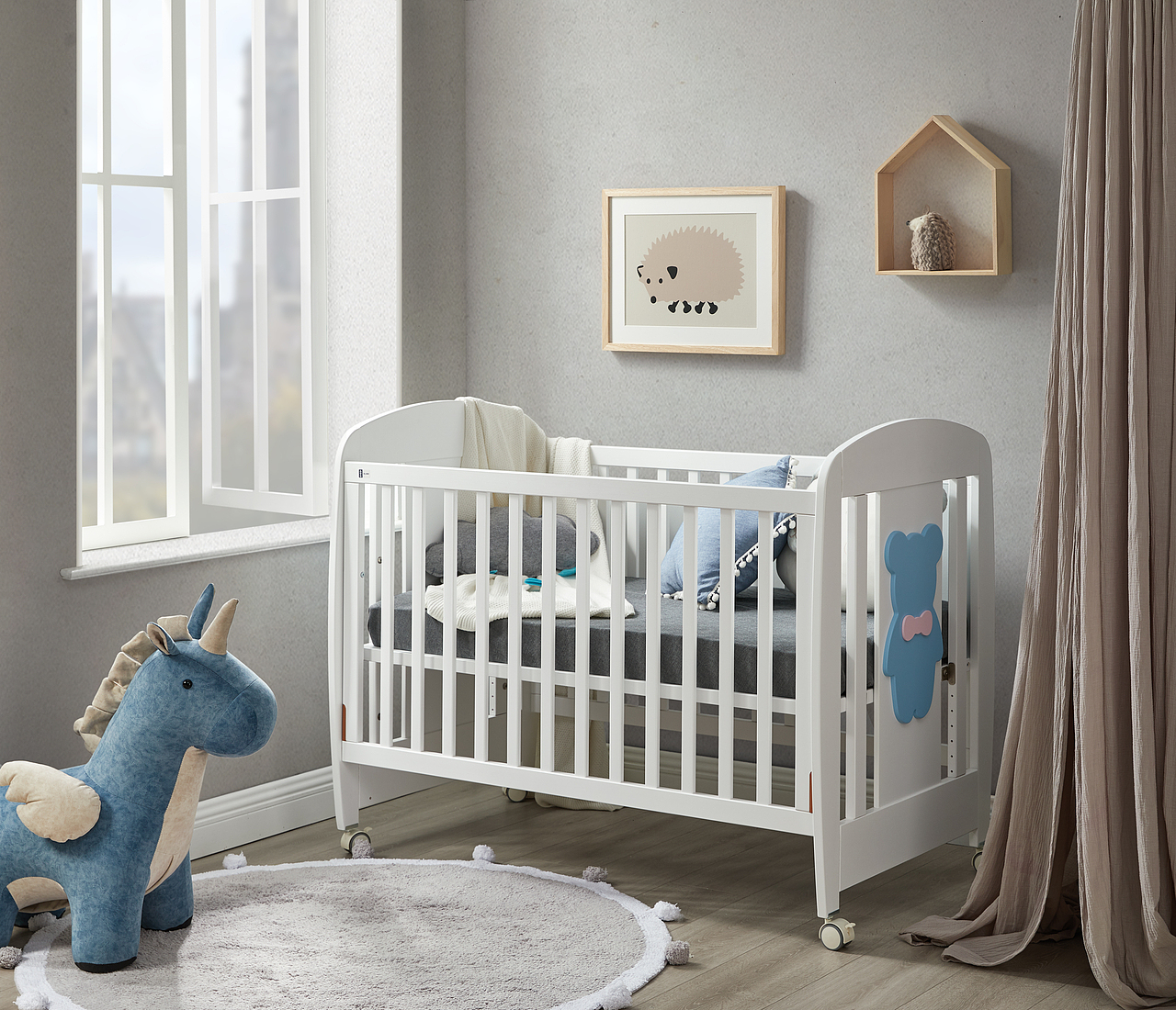 电商摄影/婴儿床 床品场景图拍摄