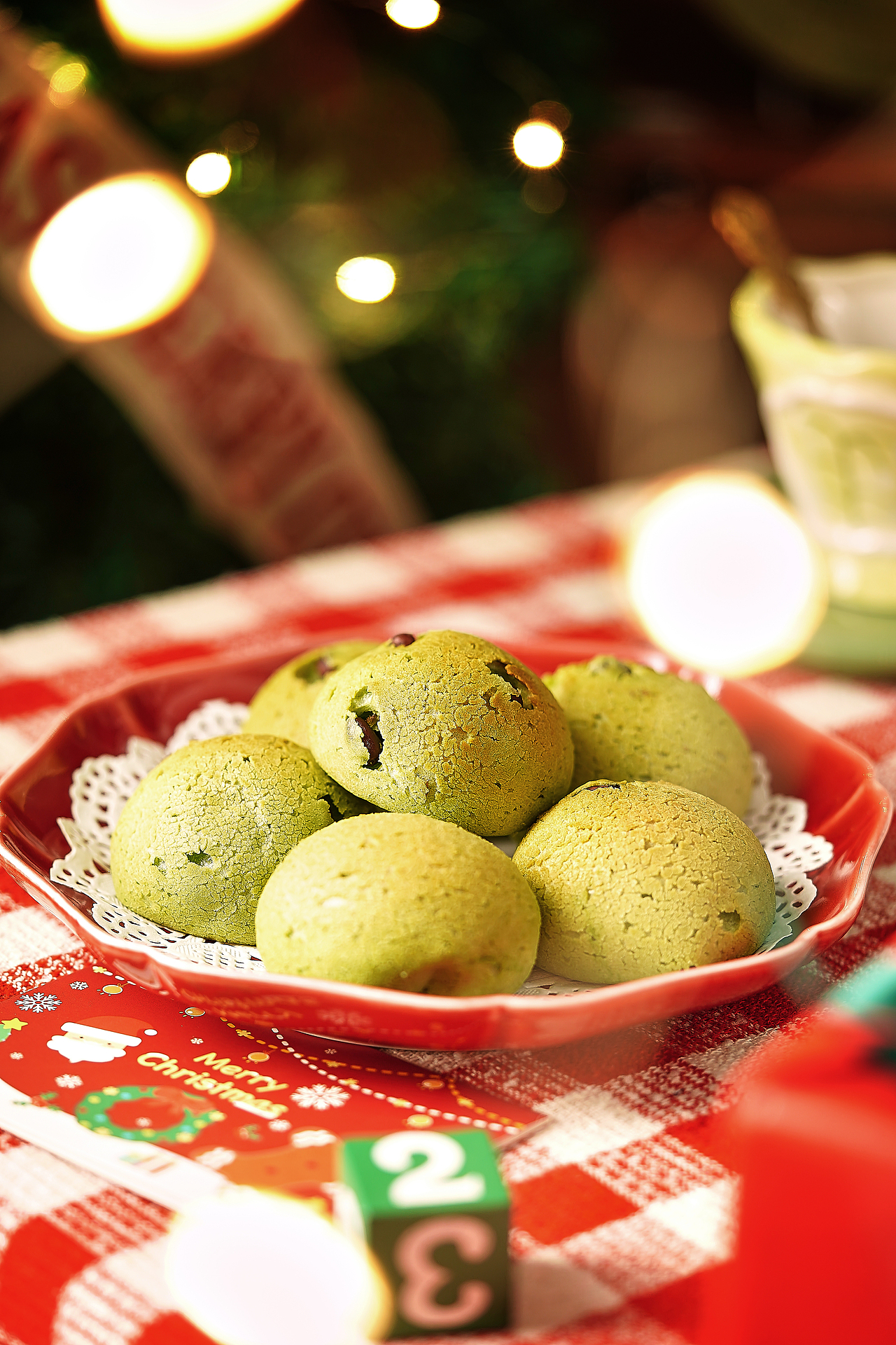 美食摄影|圣诞美食松饼树纸杯蛋糕姜饼人曲奇饼干蛋挞