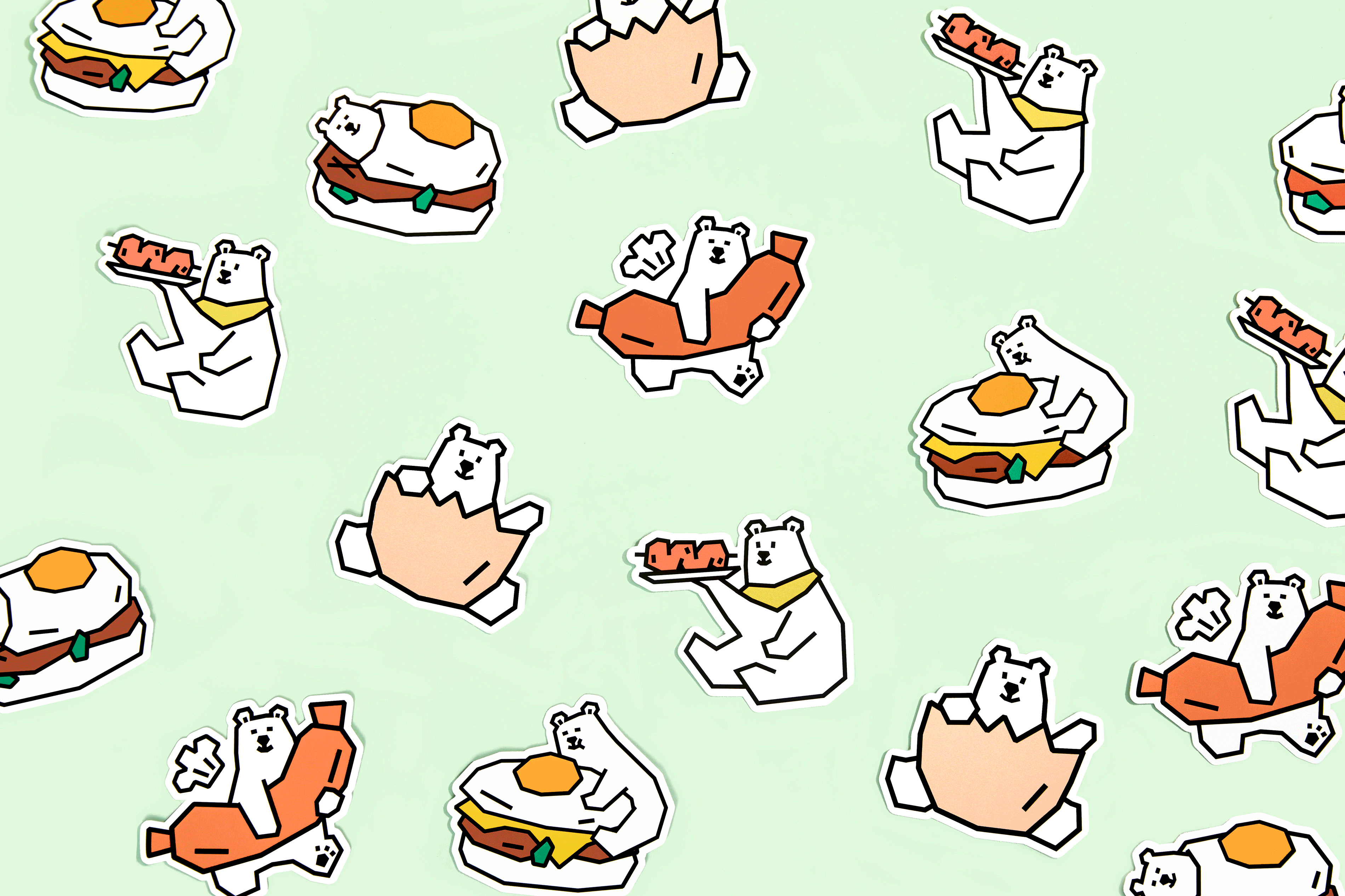 「摩冰熊长」速冻食品新消费品牌形象设计 - ISLELESS