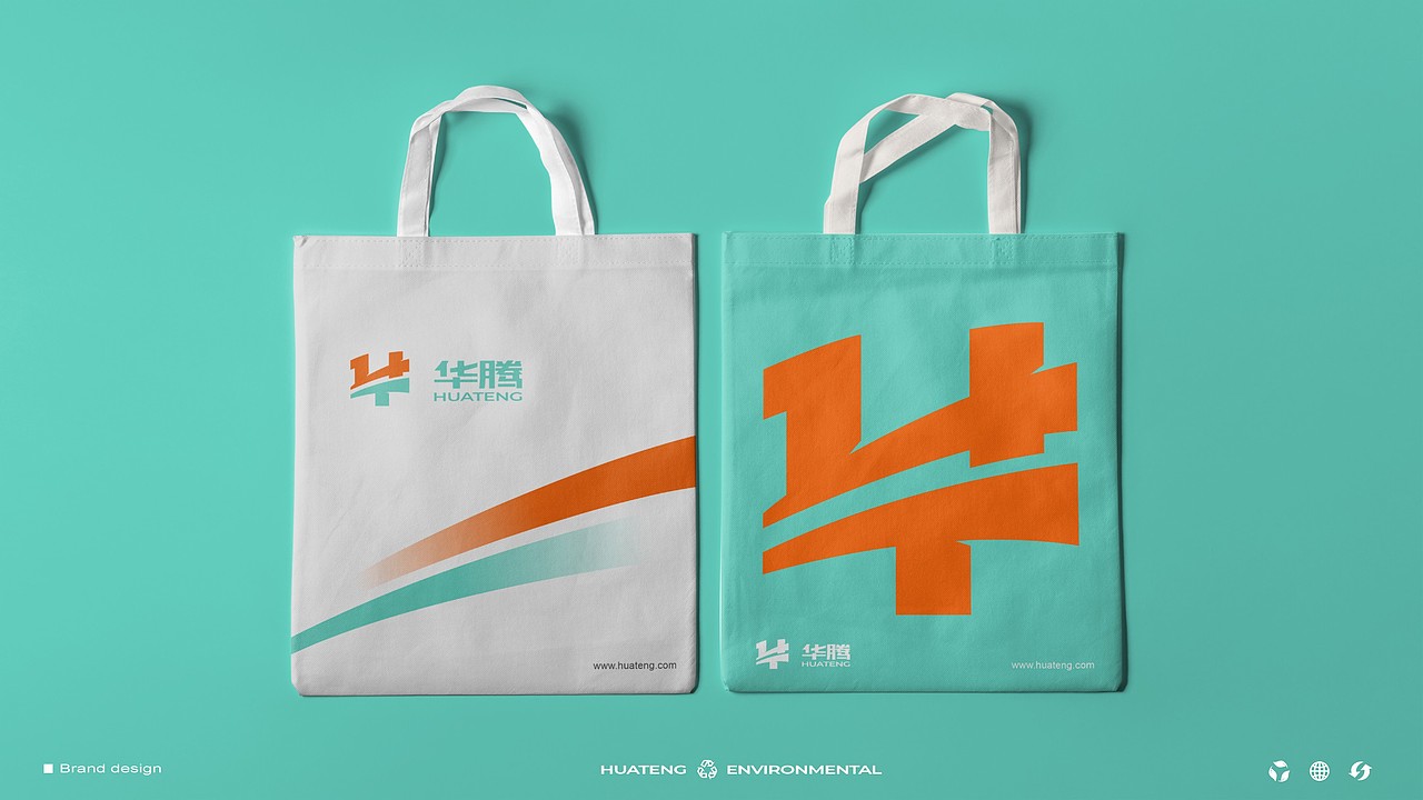 华腾环境logo设计品牌vi设计（图ZMzA0NTMzNTUy） - 品牌 - 站酷设计师金刚不是大猩猩原创素材 - 站酷ZCOOL