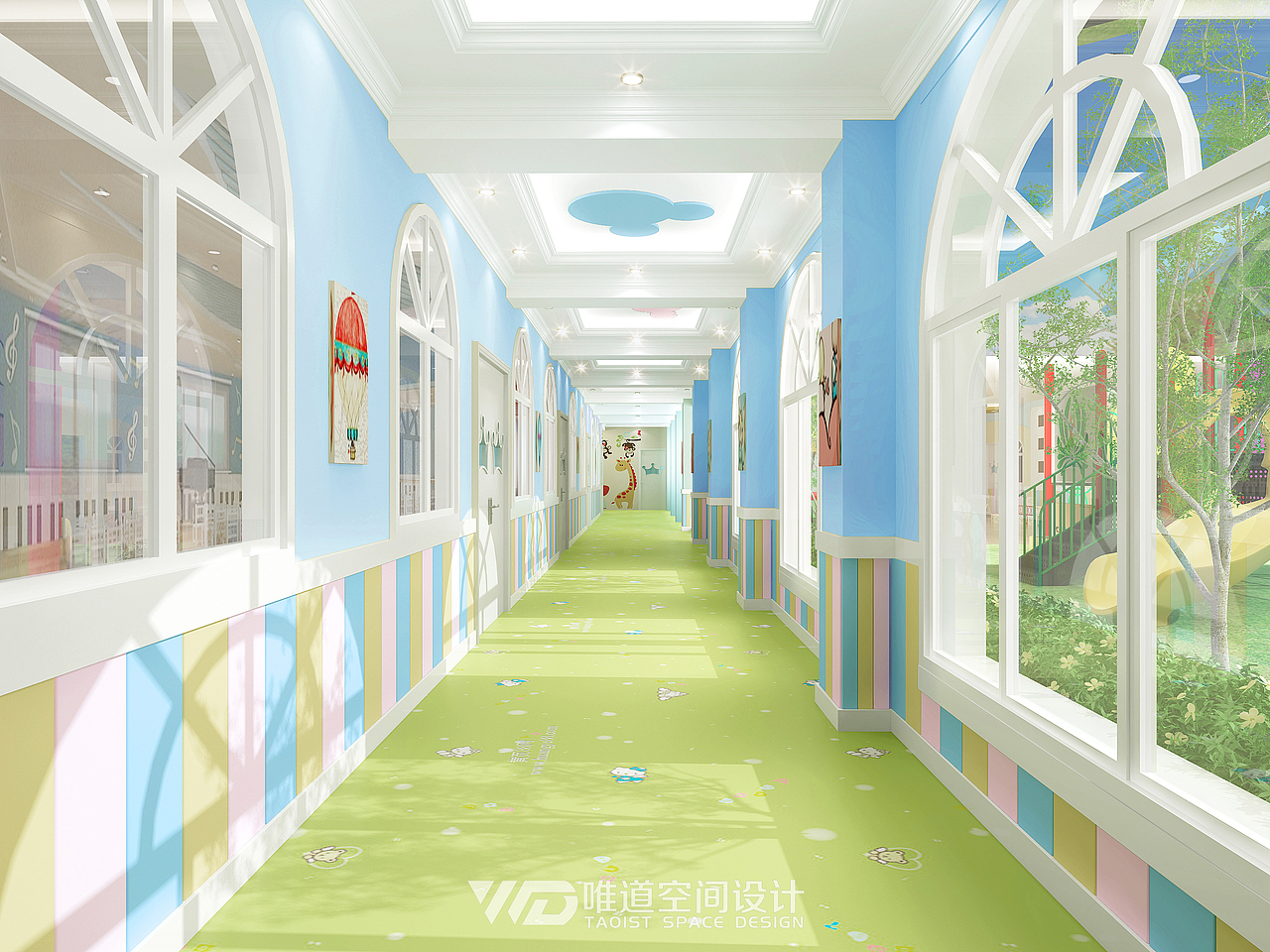 成都专业幼儿园设计公司、成都幼儿园装修设计公司、